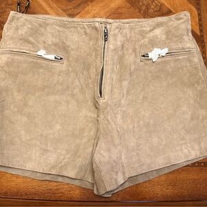 Blank NYC Nordstrom High Waist Tan Suede Women's Shorts size 30